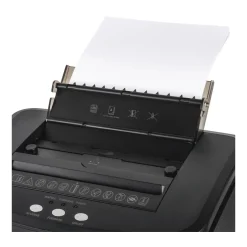 hama Safe Auto M1200 Aktenvernichter mit Partikelschnitt P-4, 4 x 20 mm, bis 120 Blatt, schwarz