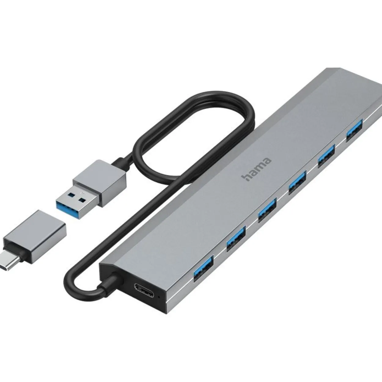 Hama USB-Hub 7-Ports USB 3.2 Gen1 5 Gbit/s