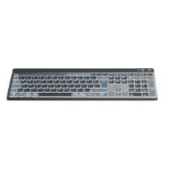 hama WK-750 Tastatur kabellos grau