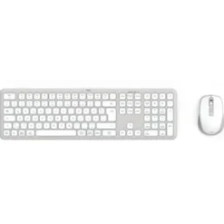 hama WK-550 Tastatur-Maus-Set kabellos weiß