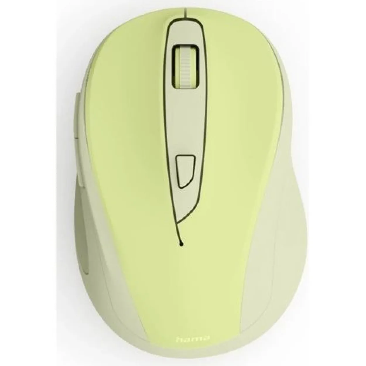 hama WM-400 Maus ergonomisch kabellos grün