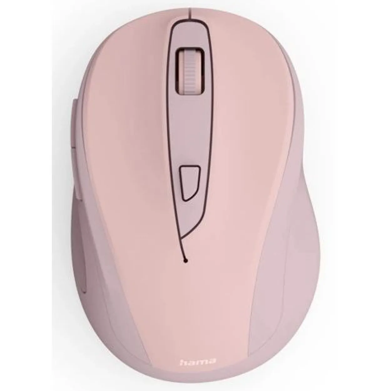 hama WM-400 Maus ergonomisch kabellos pink