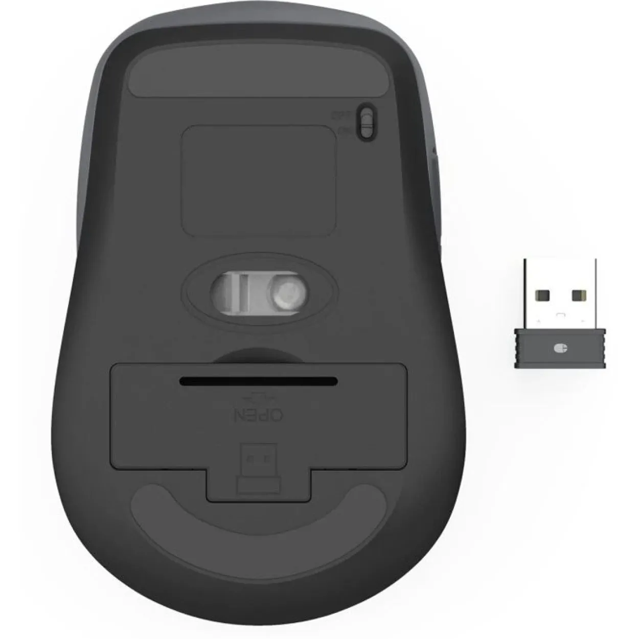 hama WM-450 Multi-Device Maus kabellos schwarz