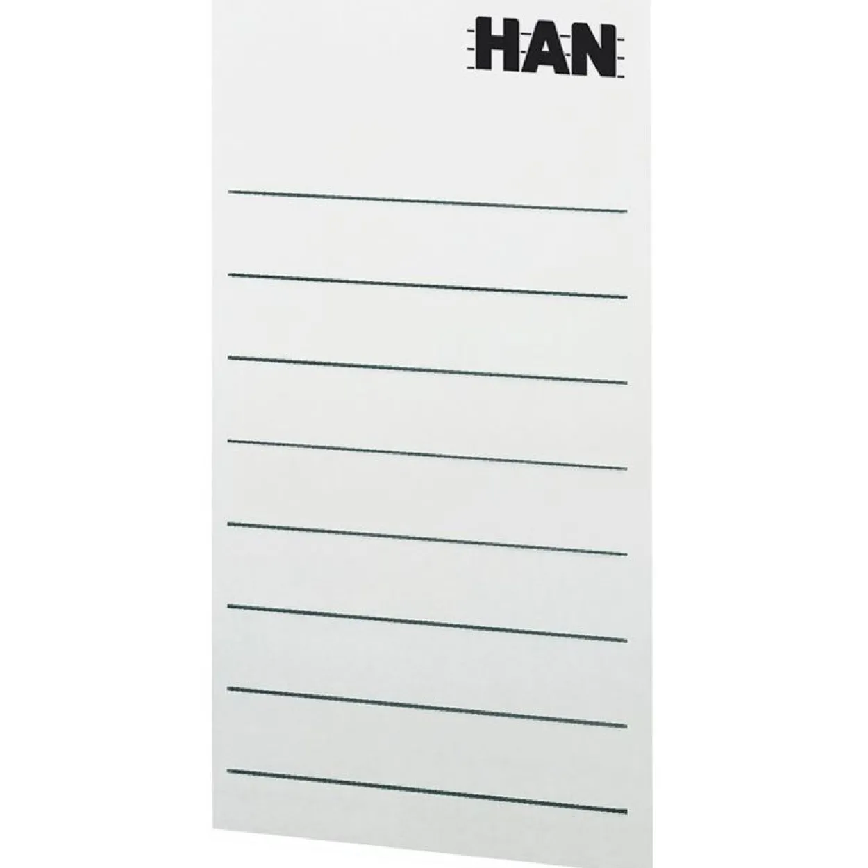 HAN 8 Beschriftungsetiketten weiß