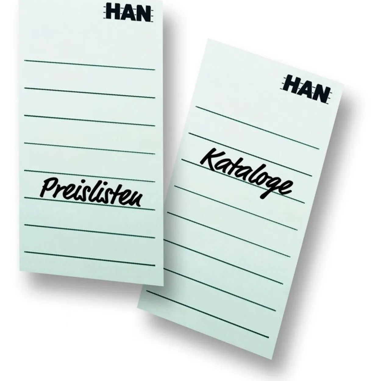HAN 8 Beschriftungsetiketten weiß