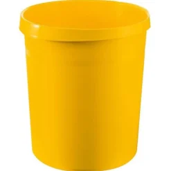 HAN Papierkorb GRIP, 18 Liter, rund, gelb