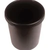 helit Gross-Papierkorb, 30 Liter, PE, braun