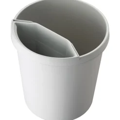 helit Papierkorb, 18 Liter, PE, rund, lichtgrau