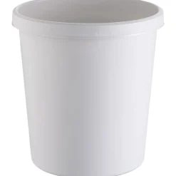 helit Papierkorb, 18 Liter, PE, rund, lichtgrau