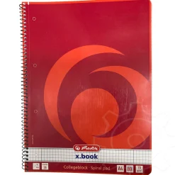 Herlitz Collegeblock A4 70g/m 80 BI kar Rand links+rechts