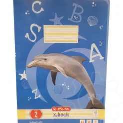 herlitz Schulheft x.book, DIN A4, Lineatur 2 / liniert