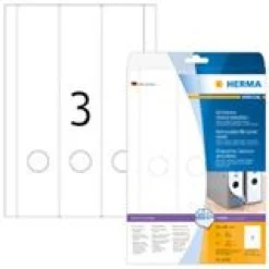 Herma 10180 ablösbar Ordneretiketten 5.9x29.7 cm (25 Blatt (75 Etiketten))