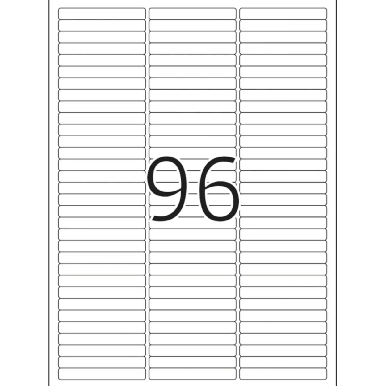 Herma 4202 ablösbar Universal-Etiketten 6.35x8.5 cm (25 Blatt (2400 Etiketten))