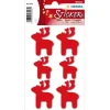HERMA Aufkleber 6548 Elche, rot, 6 Etiketten