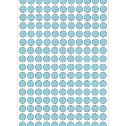 Herma 2213 blau rund Vielzwecketiketten 0.8x0.8 cm (32 Blatt (5632 Etiketten))