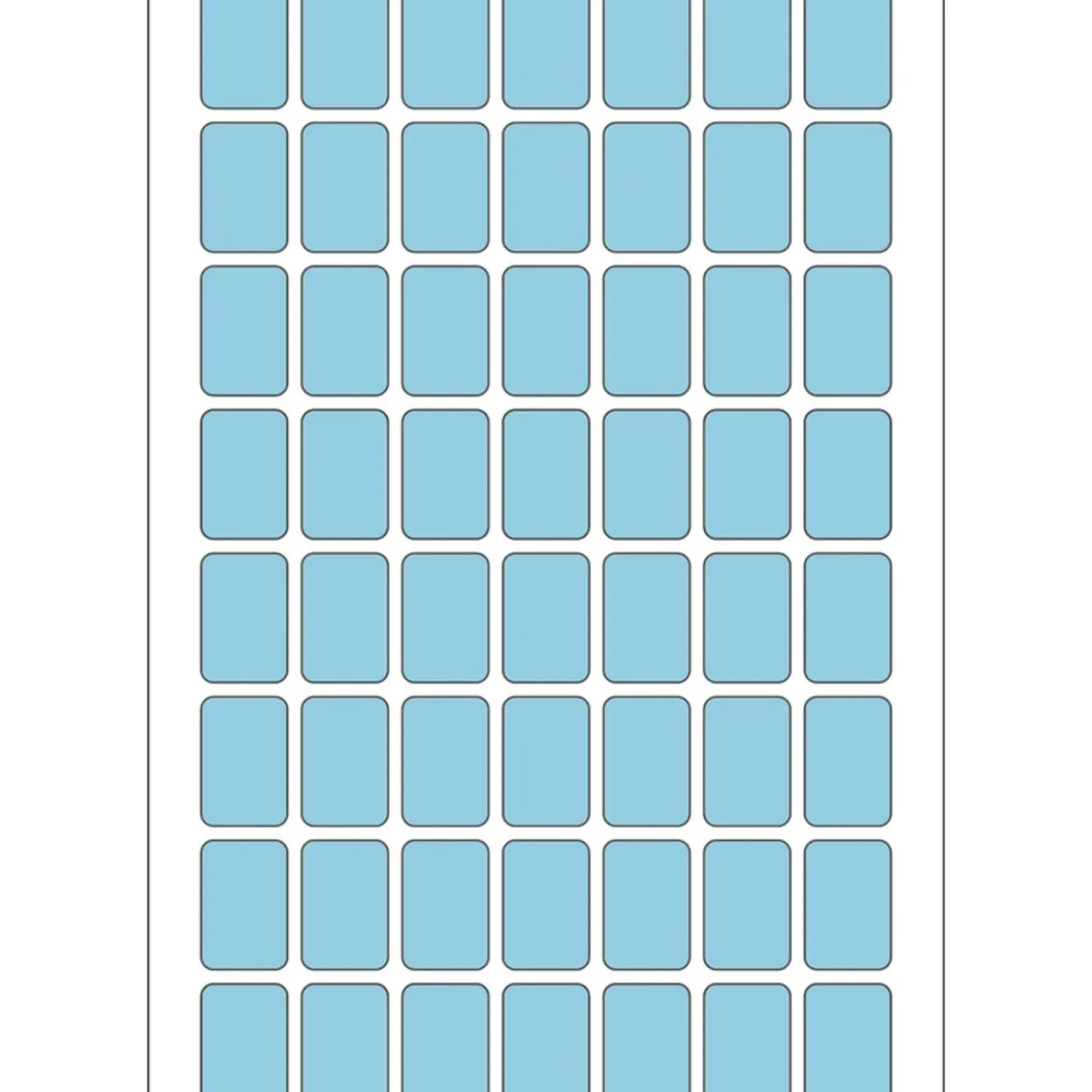 Herma 2343 blau Vielzwecketiketten 1.2x1.8 cm (32 Blatt (1792 Etiketten))