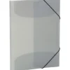 HERMA Eckspannermappe, PP, DIN A3, grau-transluzent