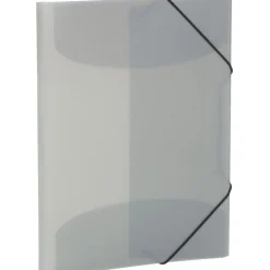 HERMA Eckspannermappe, PP, DIN A4, grau-transluzent