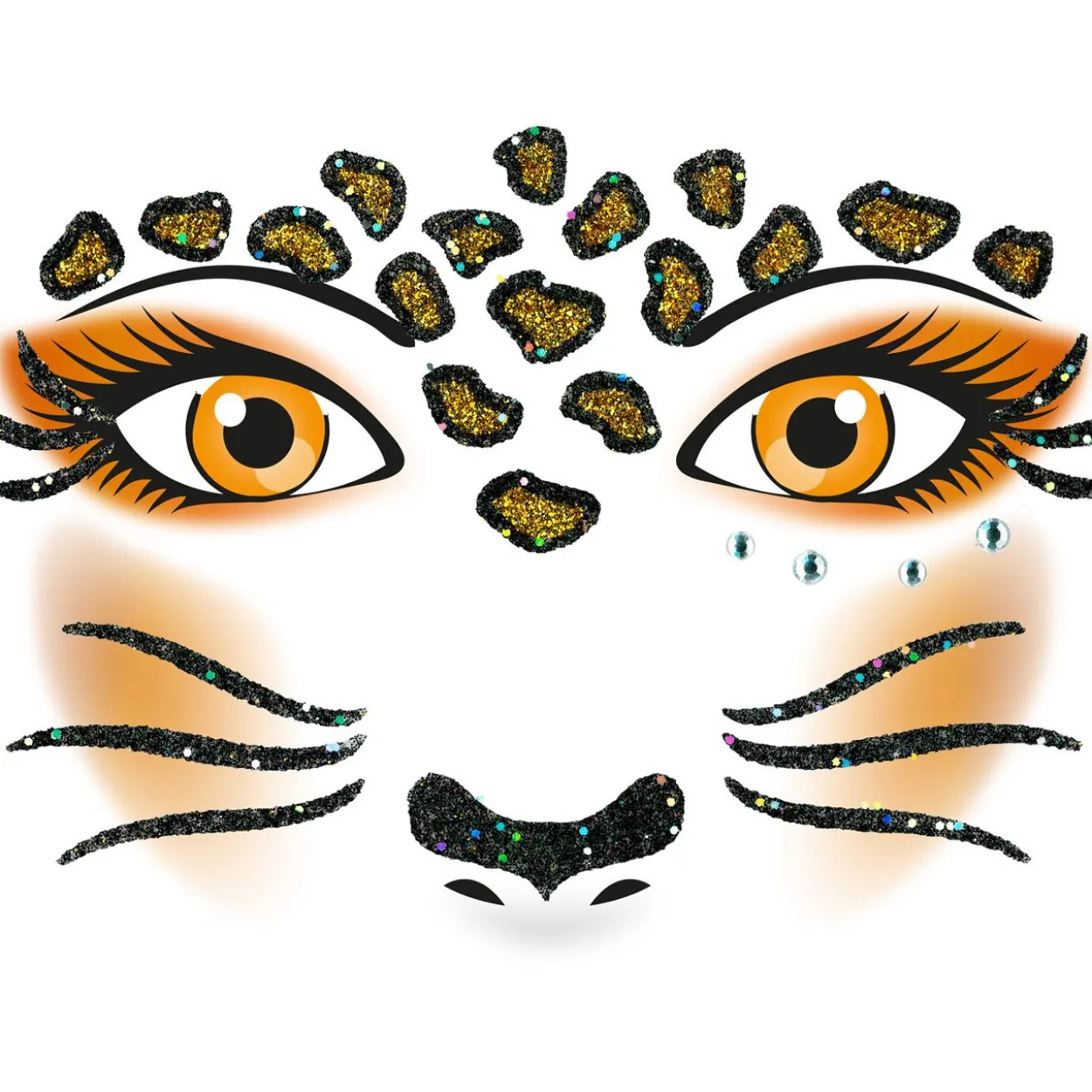 Herma Face Art Sticker Leopard