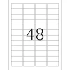 Herma 4366 gelb Universal-Etiketten 4.57x2.12 cm (20 Blatt (960 Etiketten))