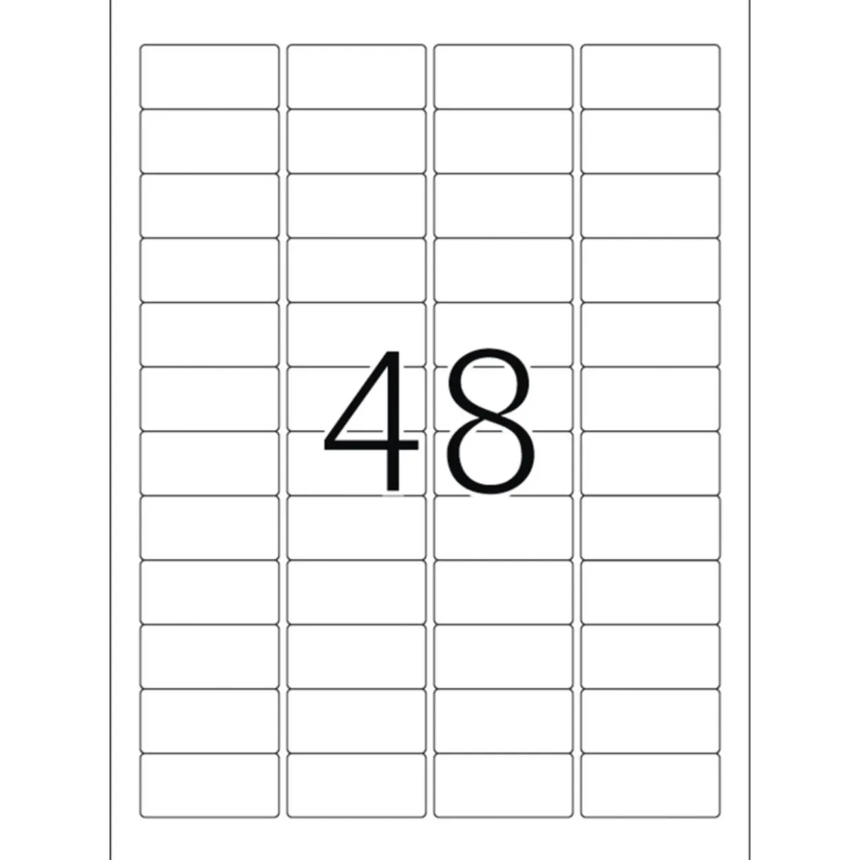 Herma 4369 grün Universal-Etiketten 4.57x2.12 cm (20 Blatt (960 Etiketten))
