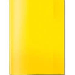 HERMA Heftumschlag transparent gelb Kunststoff DIN A4
