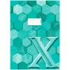 HERMA Heftumschlag "X" türkis Papier DIN A4