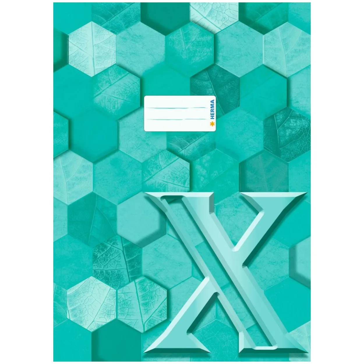 HERMA Heftumschlag "X" türkis Papier DIN A4