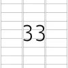 Herma 8837 Inkjet-Etiketten 6.35x2.54 cm (25 Blatt (825 Etiketten))