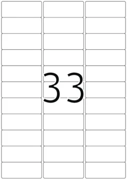 Herma 8837 Inkjet-Etiketten 6.35x2.54 cm (25 Blatt (825 Etiketten))
