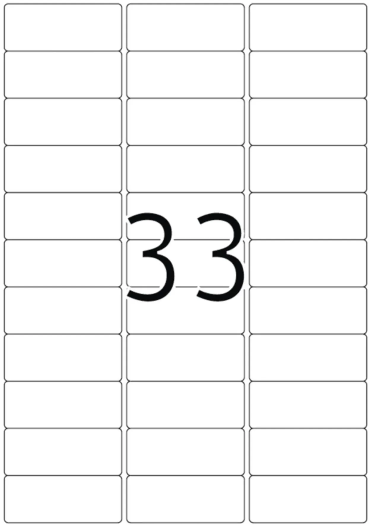 Herma 8837 Inkjet-Etiketten 6.35x2.54 cm (25 Blatt (825 Etiketten))