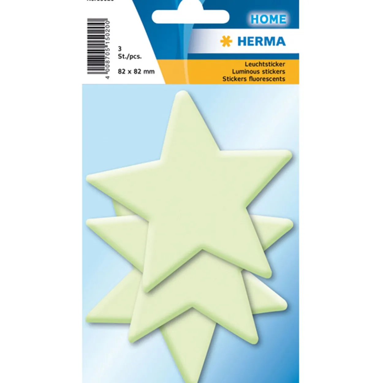 Herma Leuchtsticker Sterne