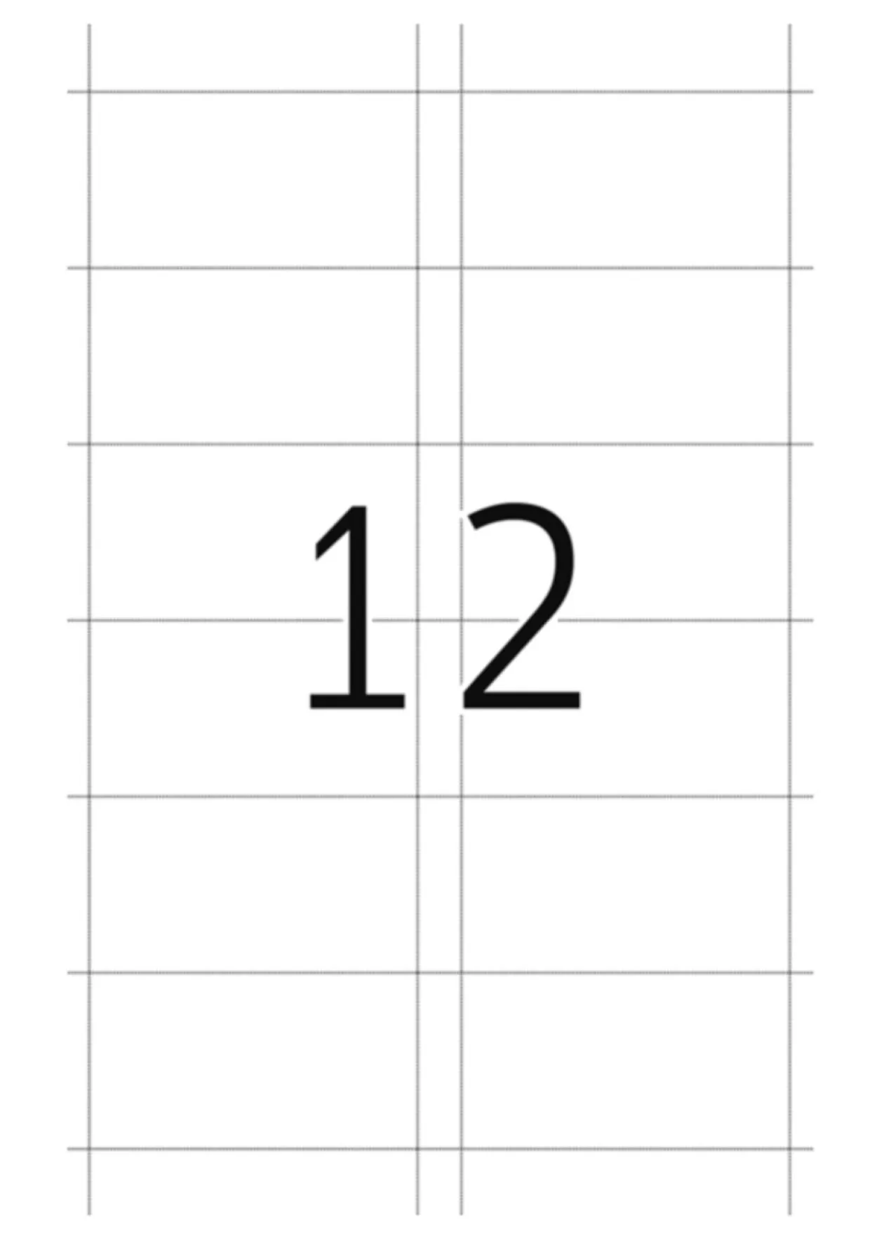 Herma 9010 nicht klebend Namensetiketten 4x7.5 cm (25 Blatt (300 Etiketten))