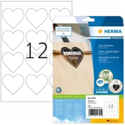 Herma Premium Etiketten in Herzform 60x60 1Stk
