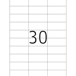 Herma 4456 Premium Universal-Etiketten 7x2.97 cm (100 Blatt (3000 Etiketten))