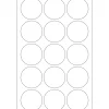 Herma 2277 rund Verschlussetiketten 3.2x3.2 cm (20 Blatt (240 Etiketten))