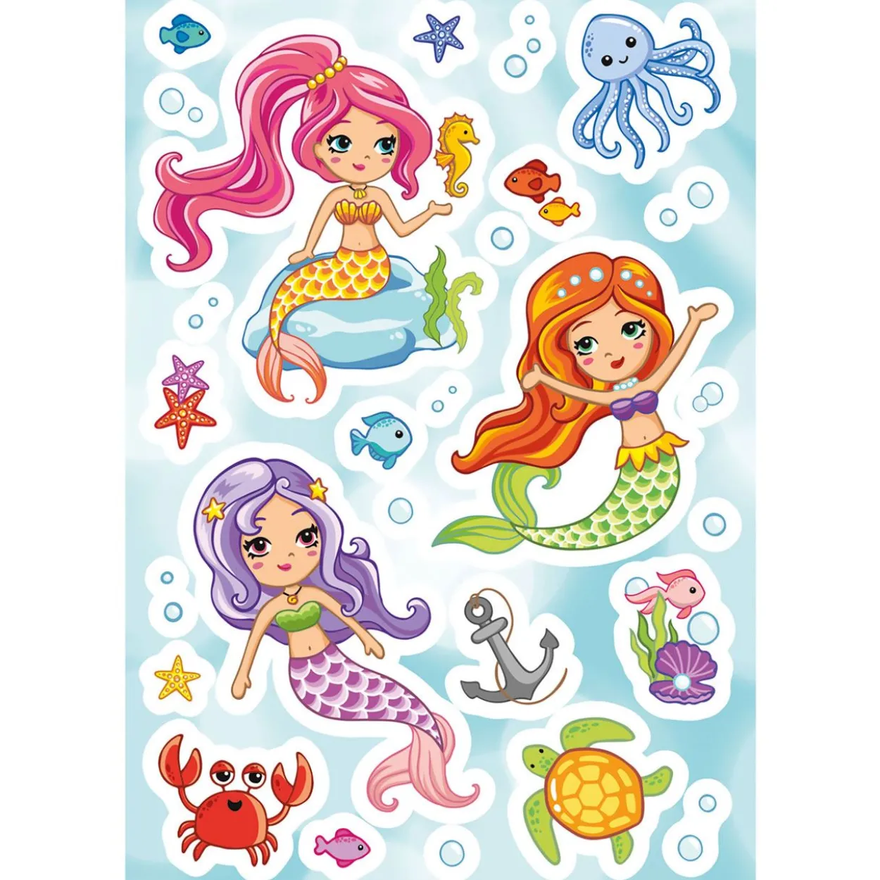 HERMA Sticker MAGIC Little Mermaid Transpuffy