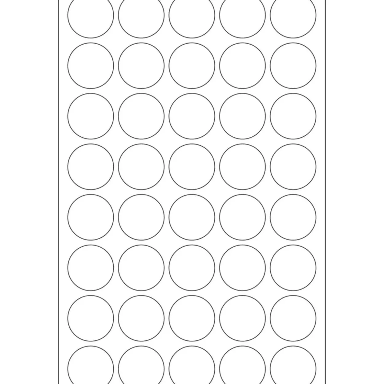 Herma 2257 transparent extrem haftend Verschlussetiketten 1.9x1.9 cm (16 Blatt (640 Etiketten))