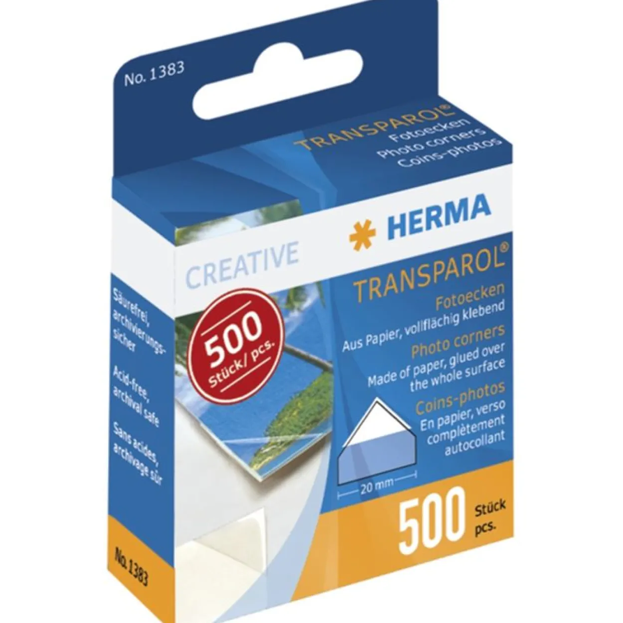 Herma Transparol Fotoecken 500 St.
