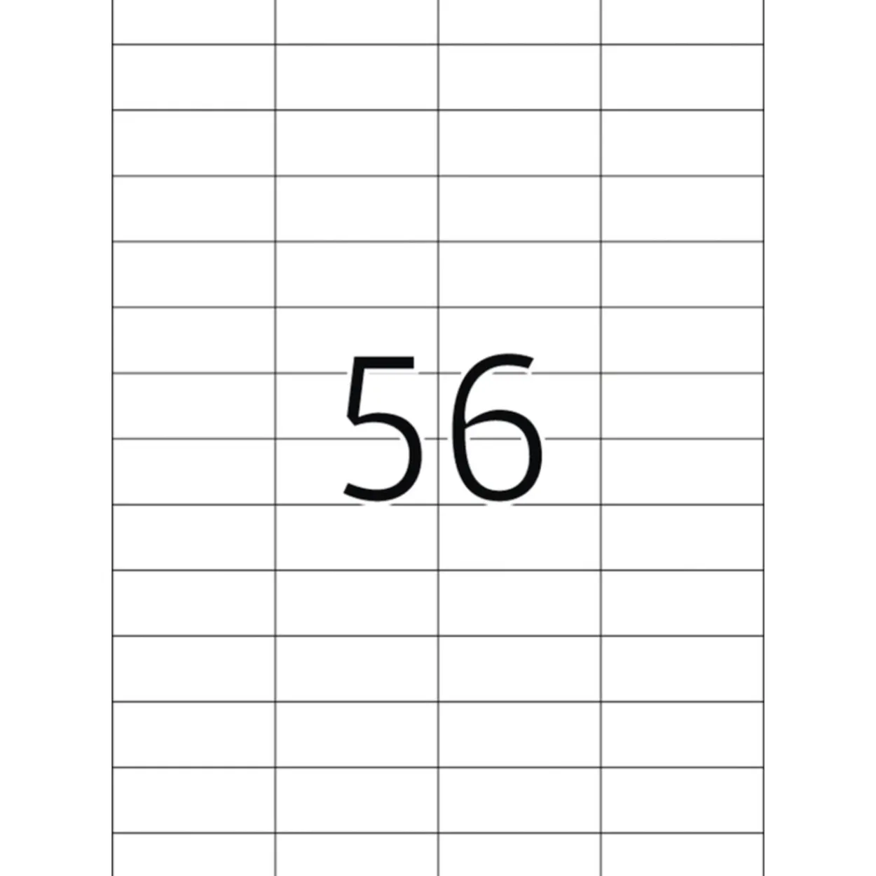 Herma 4273 Universal-Etiketten 5.25x2.12 cm (100 Blatt (5600 Etiketten))