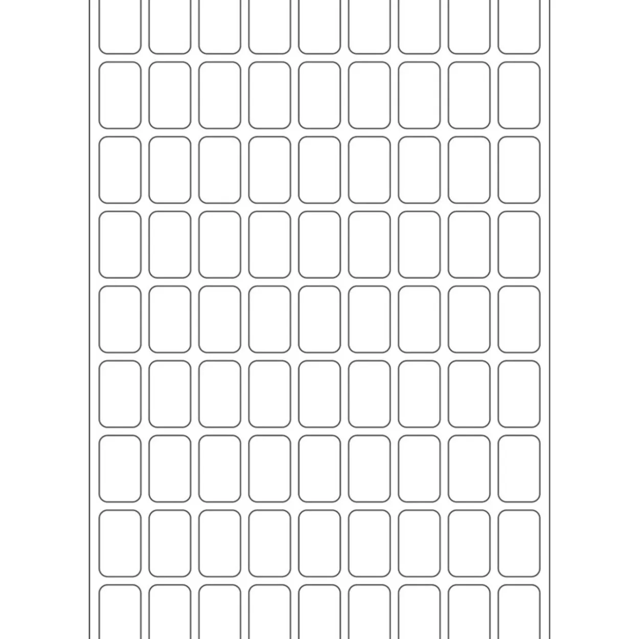Herma 2330 Vielzwecketiketten 1x1.6 cm (32 Blatt (2592 Etiketten))