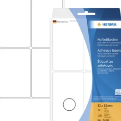 Herma 2490 Vielzwecketiketten 5.2x8.2 cm (32 Blatt (128 Etiketten))