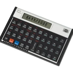 HP 12c Platinum Finanzrechner schwarz/silber