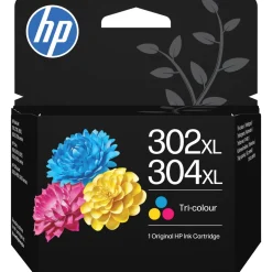 HP Druckkopf mit Tinte 302 XL/304 XL dreifarbig