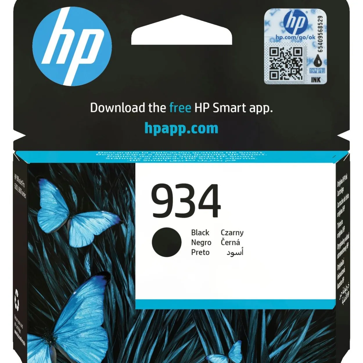 HP Patrone Nr.934 black C2P19AE