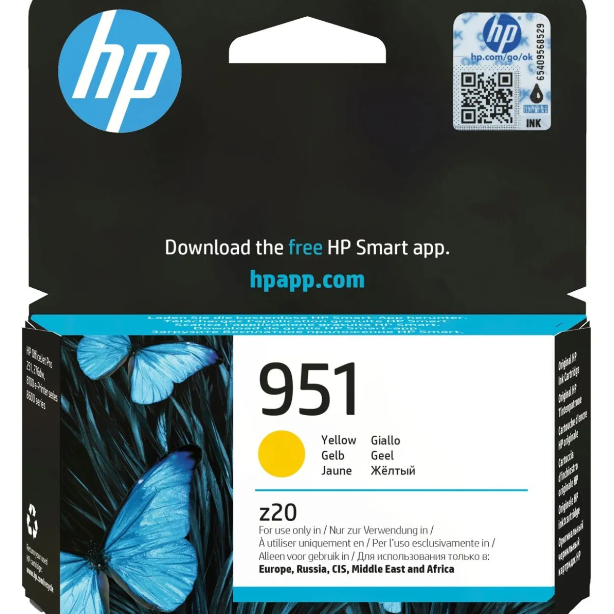 HP 951 Tintenpatrone gelb Standardkapazität 700 Seiten 1er-Pack Officejet