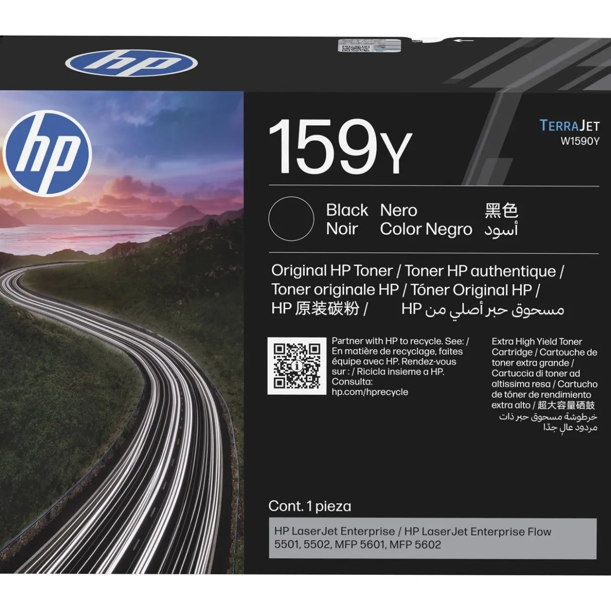 HP 159Y (W1590Y) schwarz Tonerkartusche