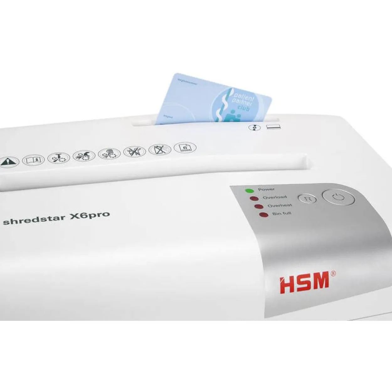 HSM Aktenvernichter shredstar X6pro, Partikelschnitt: 2x15mm