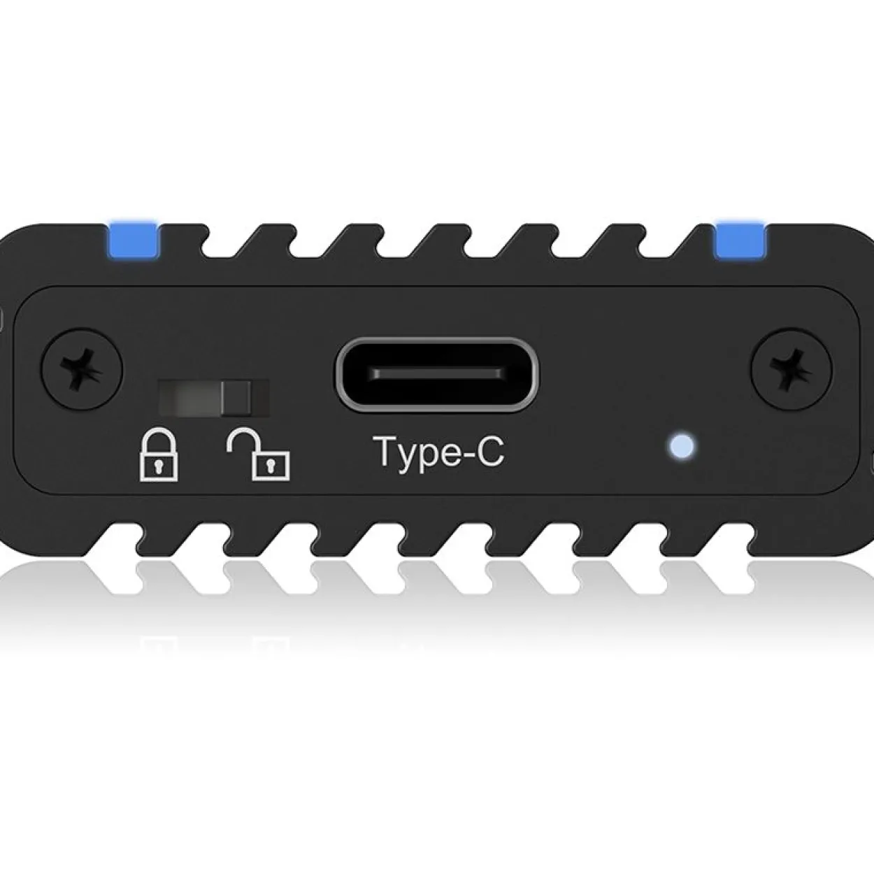 ICY BOX Externes Type-C Gehäuse für M.2 NVMe SSD extern retail
