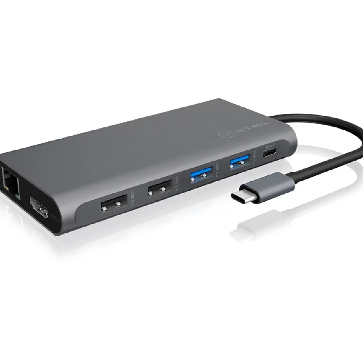 Icy Box Notebook Dockingstation USB-C -> 3x Videoaschnittstel